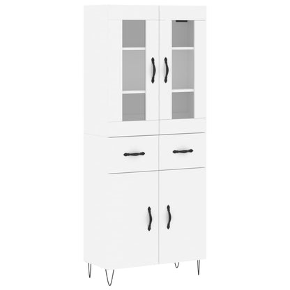 Skap Hvit 69,5x34x180 cm