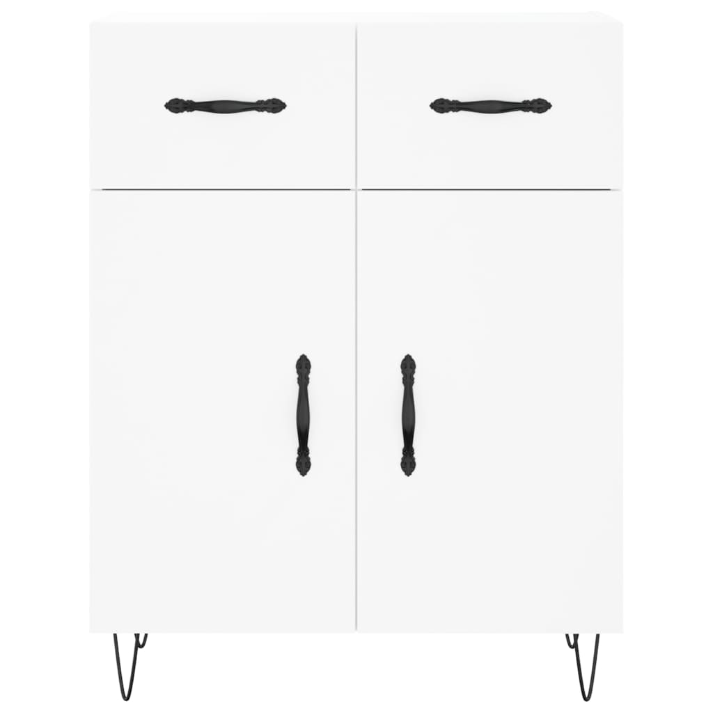 Skap Hvit 69,5x34x180 cm