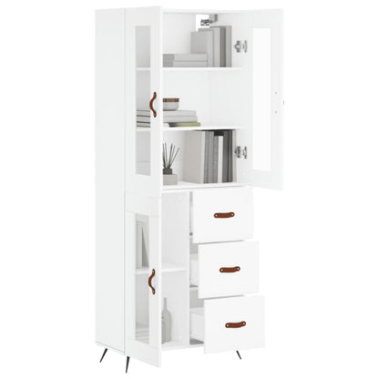 Skap Hvit 69,5x34x180 cm