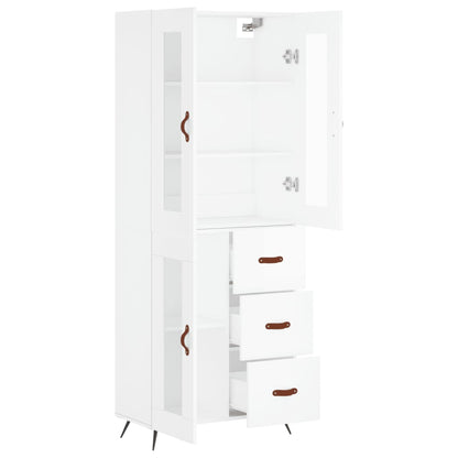 Skap Hvit 69,5x34x180 cm