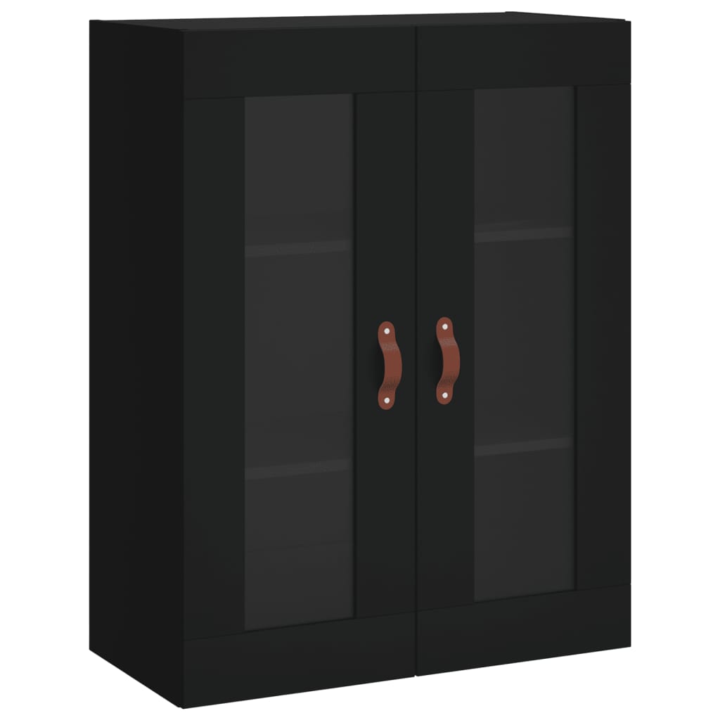 Skap Svart 69,5x34x180 cm