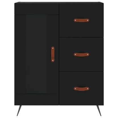 Skap Svart 69,5x34x180 cm