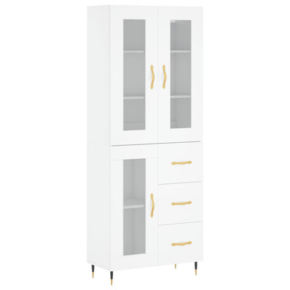 Skap Hvit 69,5x34x180 cm