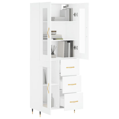 Skap Hvit 69,5x34x180 cm