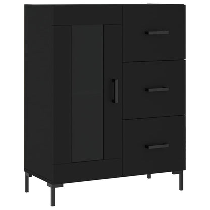 Skap Svart 69,5x34x180 cm