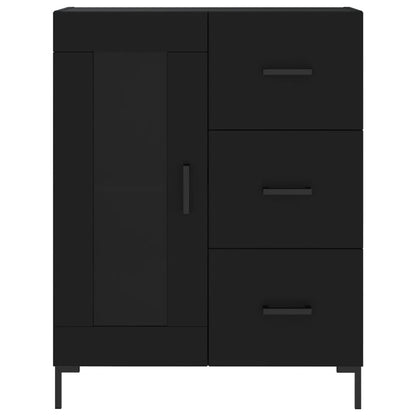 Skap Svart 69,5x34x180 cm