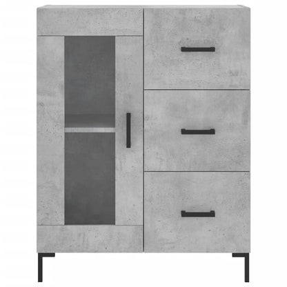 Skap Betonggrå 69,5x34x180 cm