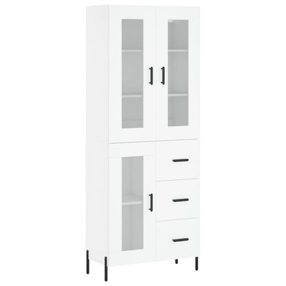 Skap Hvit 69,5x34x180 cm