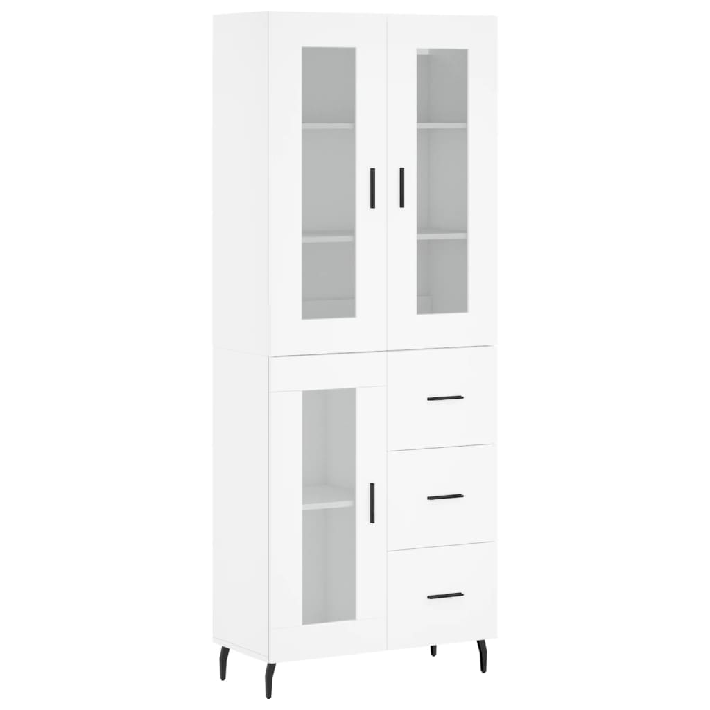 Skap Hvit 69,5x34x180 cm