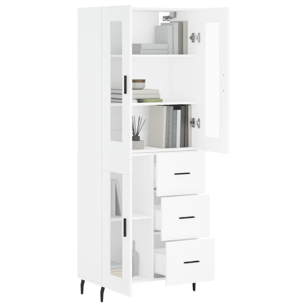 Skap Hvit 69,5x34x180 cm