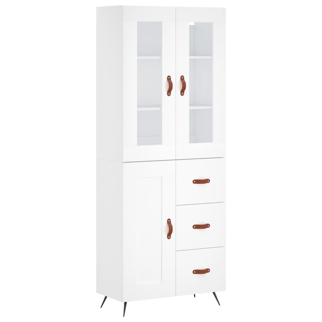 Skap Hvit 69,5x34x180 cm