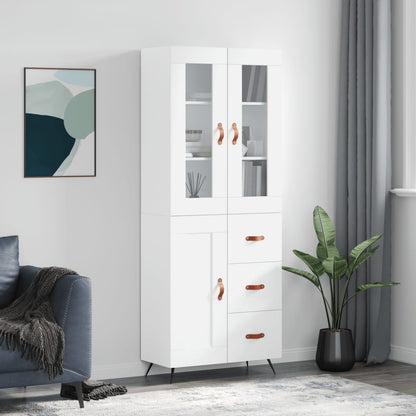 Skap Hvit 69,5x34x180 cm