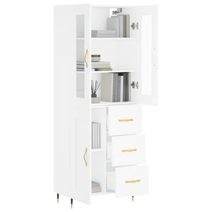 Skap Hvit 69,5x34x180 cm