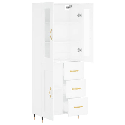 Skap Hvit 69,5x34x180 cm