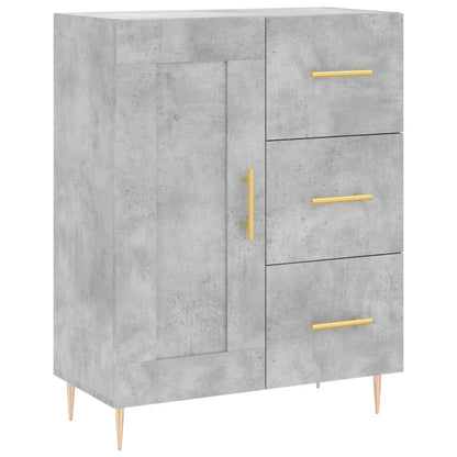 Skap Betonggrå 69,5x34x180 cm