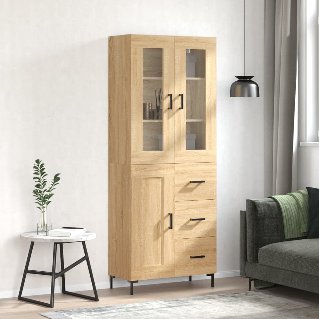 Skap Sonoma Eik 69,5x34x180 cm