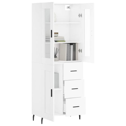 Skap Hvit 69,5x34x180 cm
