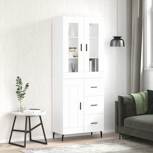 Skap Hvit 69,5x34x180 cm