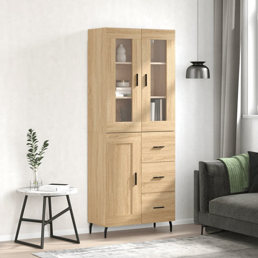 Skap Sonoma Eik 69,5x34x180 cm