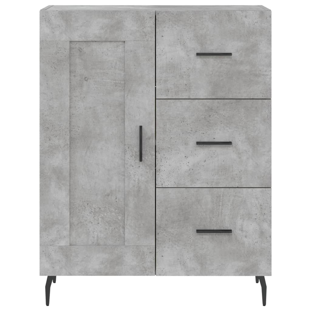 Skap Betonggrå 69,5x34x180 cm