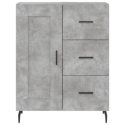 Skap Betonggrå 69,5x34x180 cm