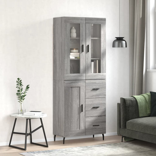 Skap Sonoma Grå 69,5x34x180 cm