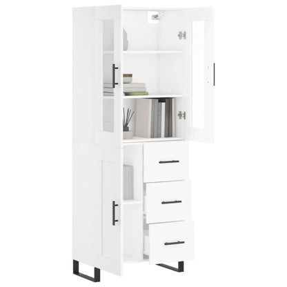 Skap Hvit 69,5x34x180 cm