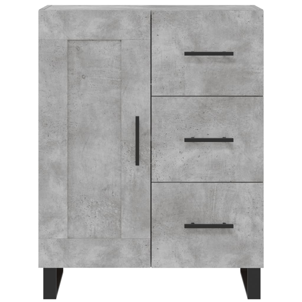 Skap Betonggrå 69,5x34x180 cm