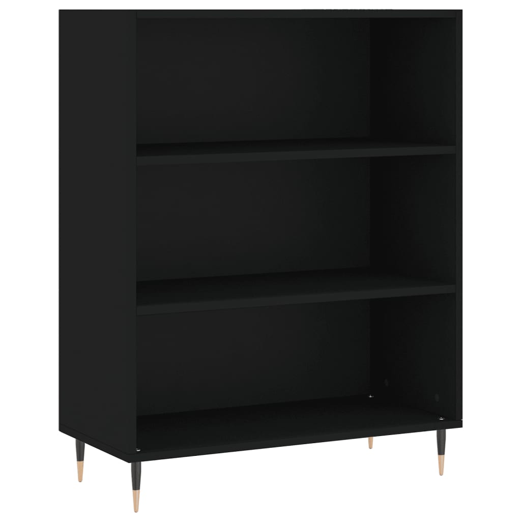 Skap Svart 69,5x34x180 cm
