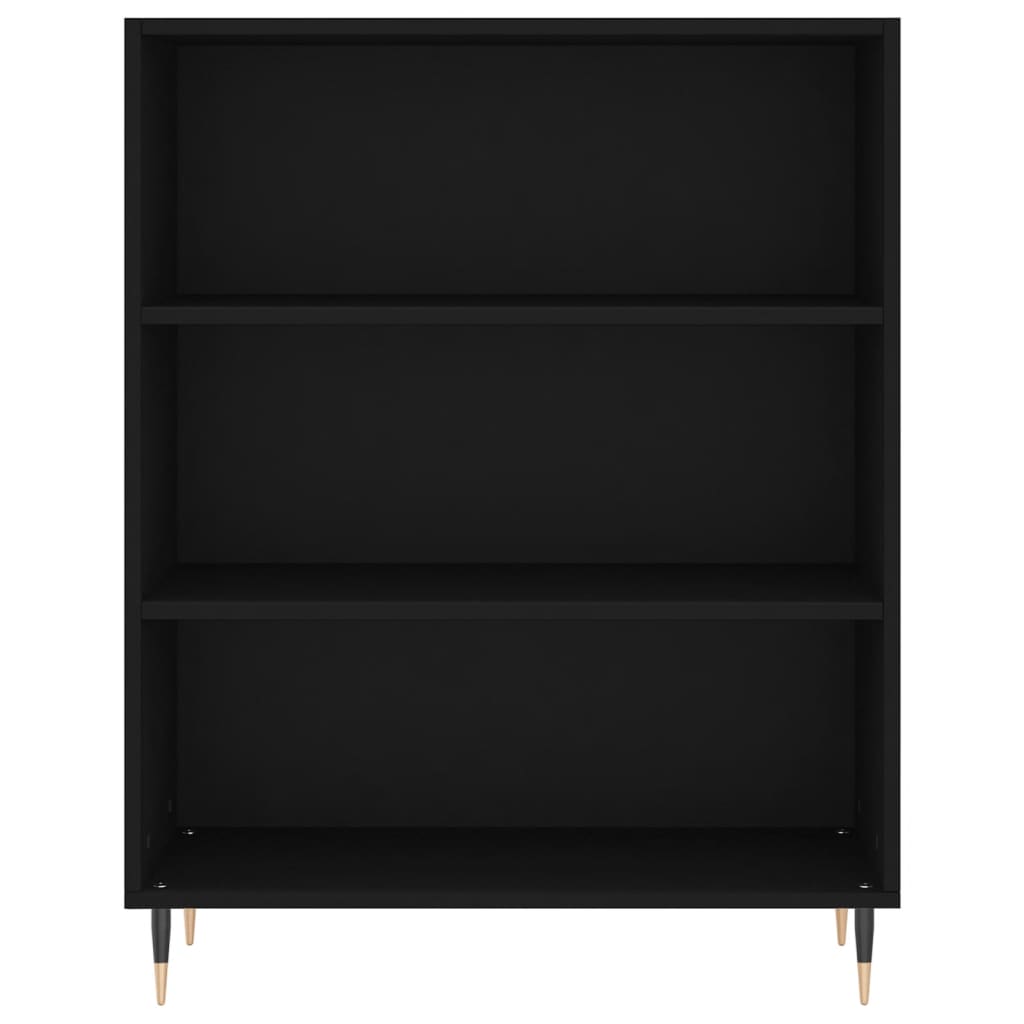 Skap Svart 69,5x34x180 cm