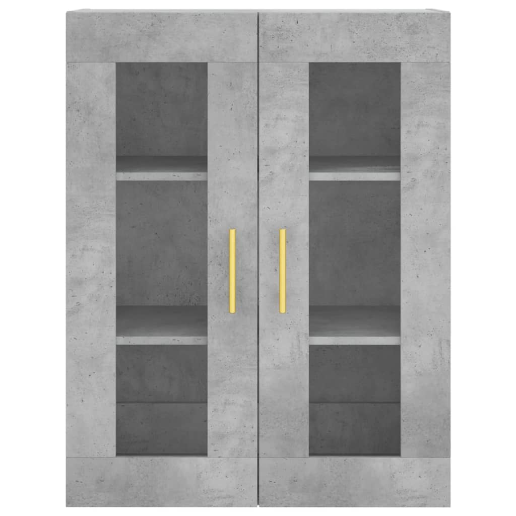 Skap Betonggrå 69,5x34x180 cm