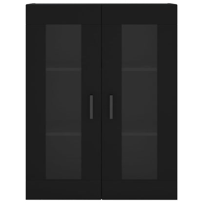 Skap Svart 69,5x34x180 cm