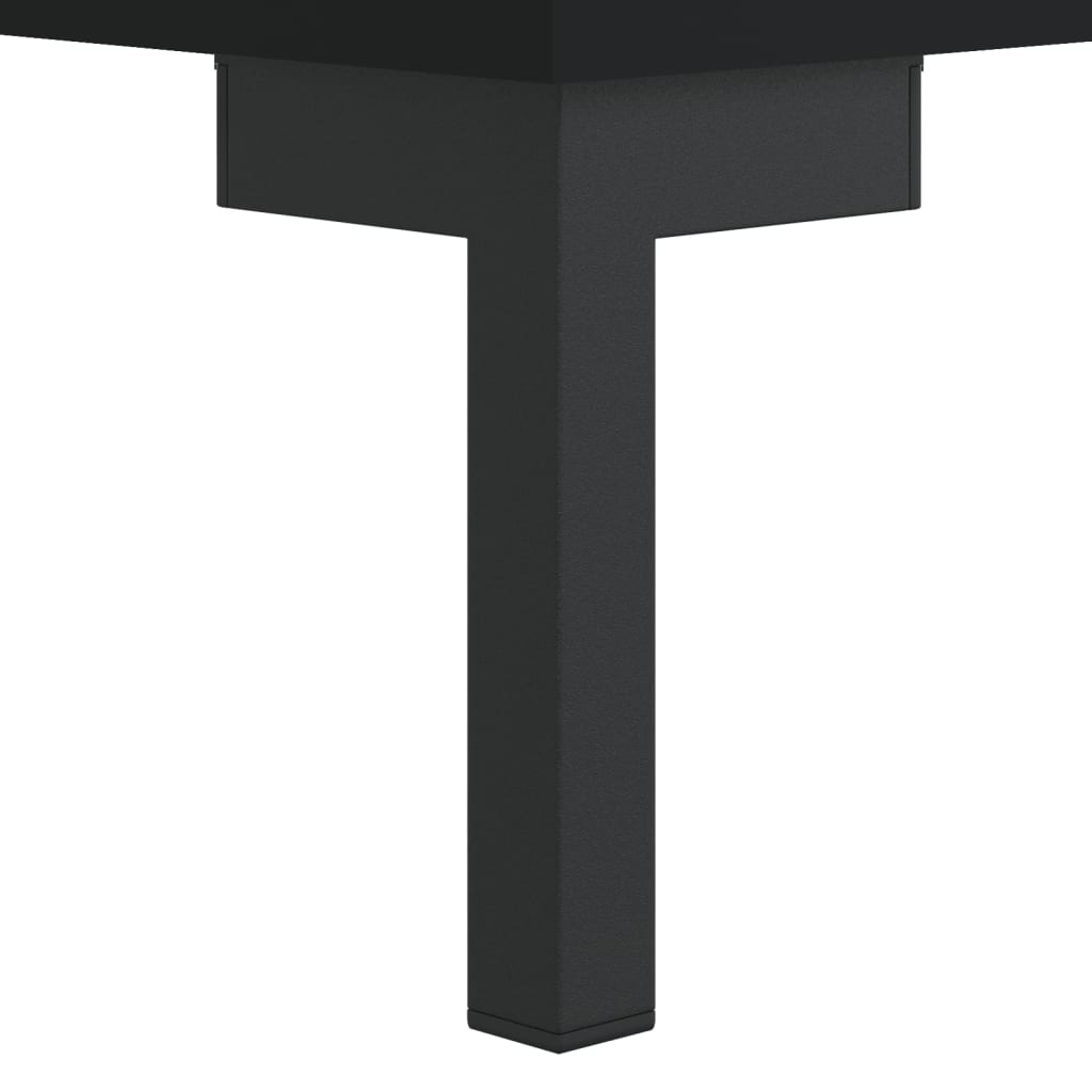 Skap Svart 69,5x34x180 cm