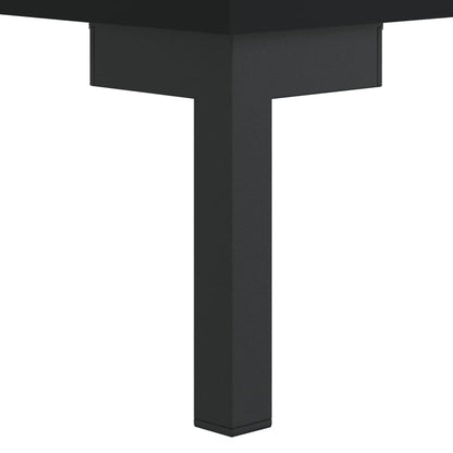Skap Svart 69,5x34x180 cm