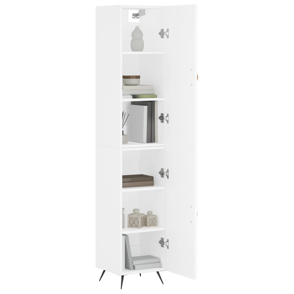 Skap Hvit 34,5x34x180 cm