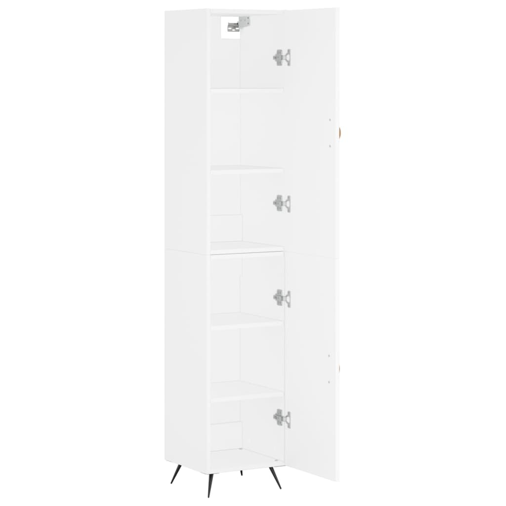 Skap Hvit 34,5x34x180 cm