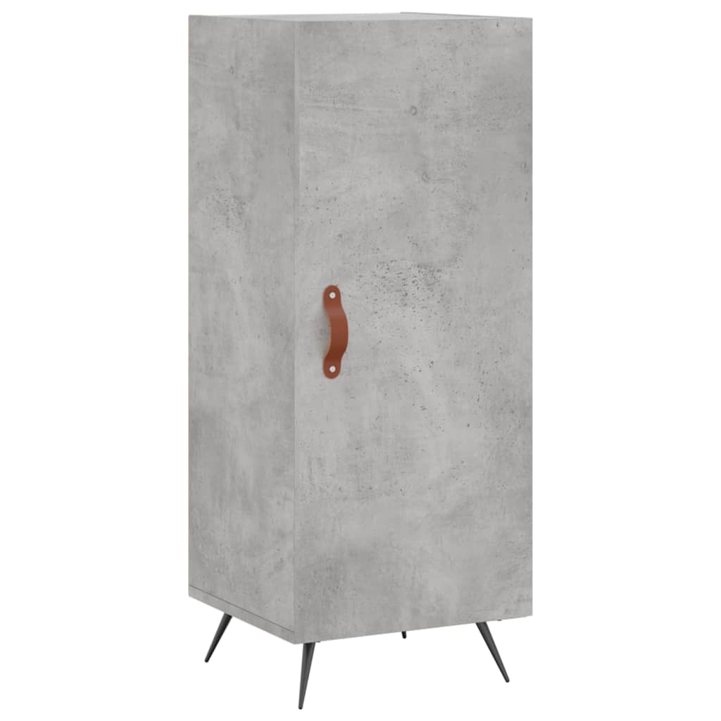 Skap Betonggrå 34,5x34x180 cm