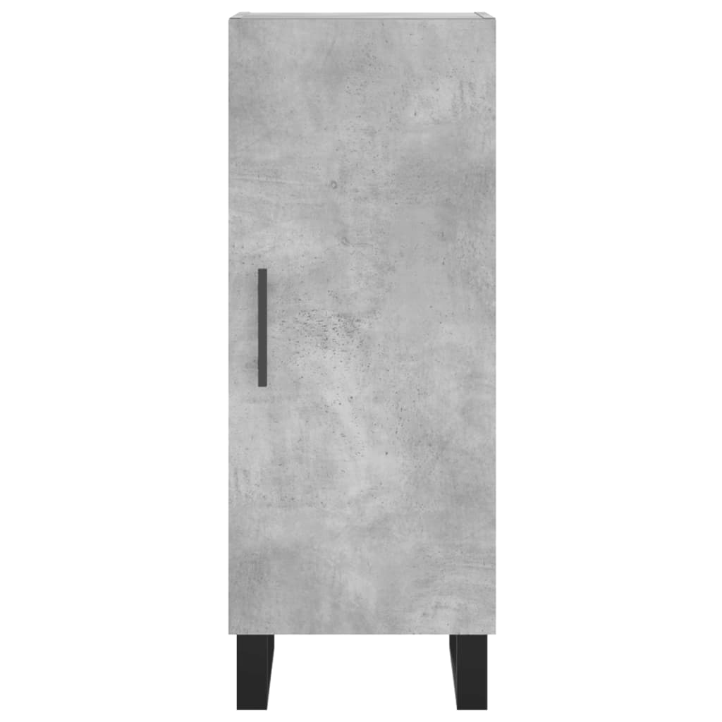 Skap Betonggrå 34,5x34x180 cm