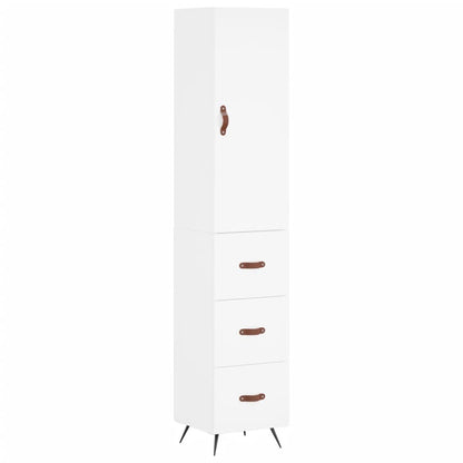 Skap Hvit 34,5x34x180 cm