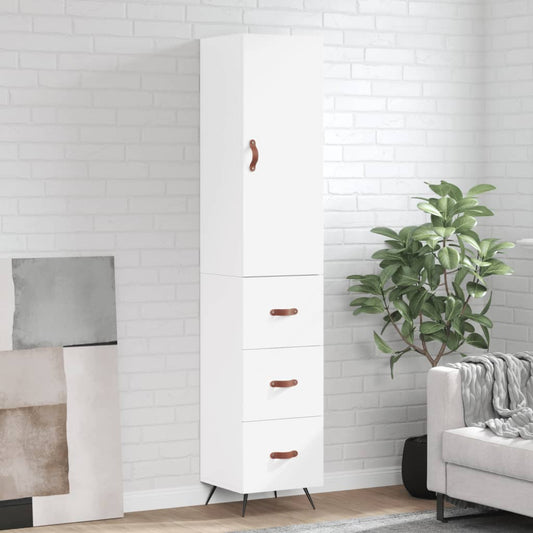 Skap Hvit 34,5x34x180 cm