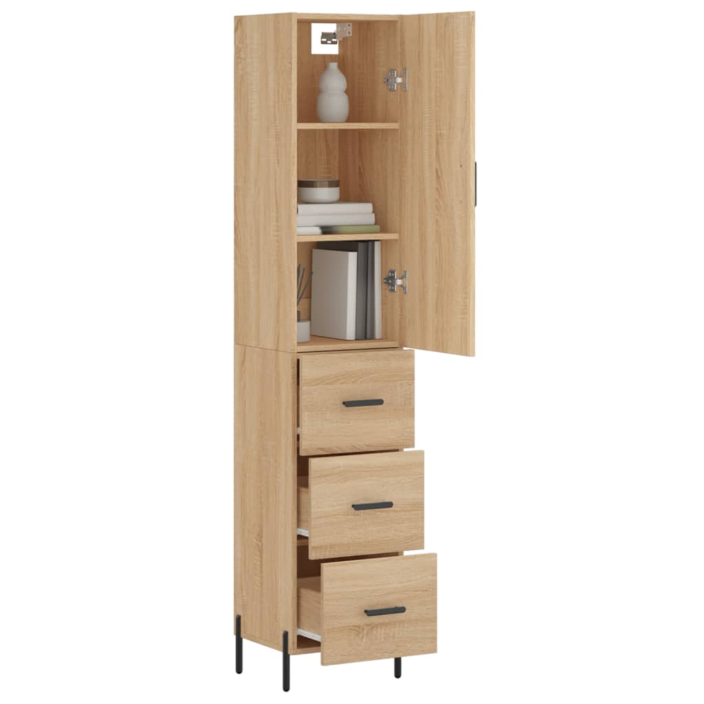 Skap Sonoma Eik 34,5x34x180 cm
