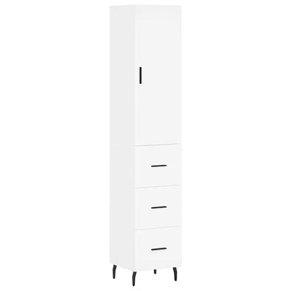 Skap Hvit 34,5x34x180 cm