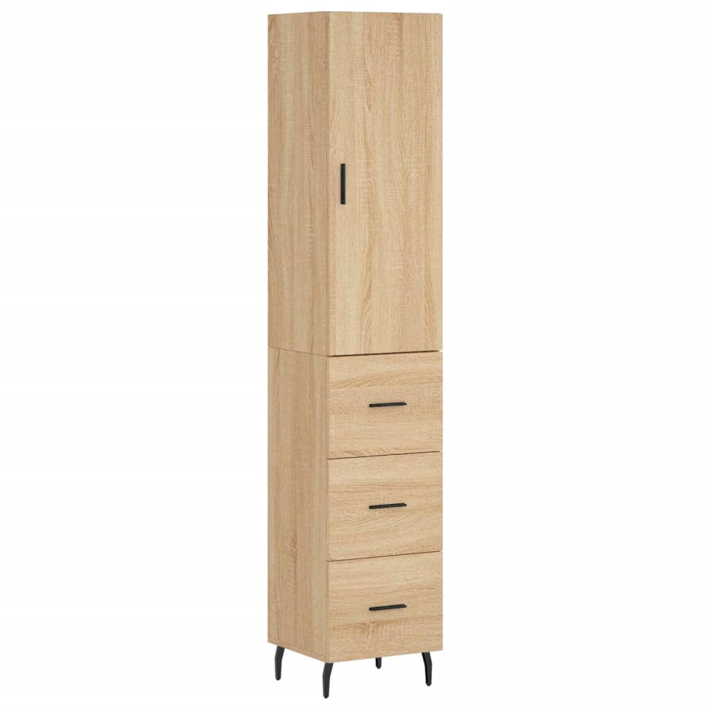 Skap Sonoma Eik 34,5x34x180 cm