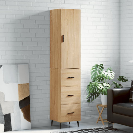 Skap Sonoma Eik 34,5x34x180 cm