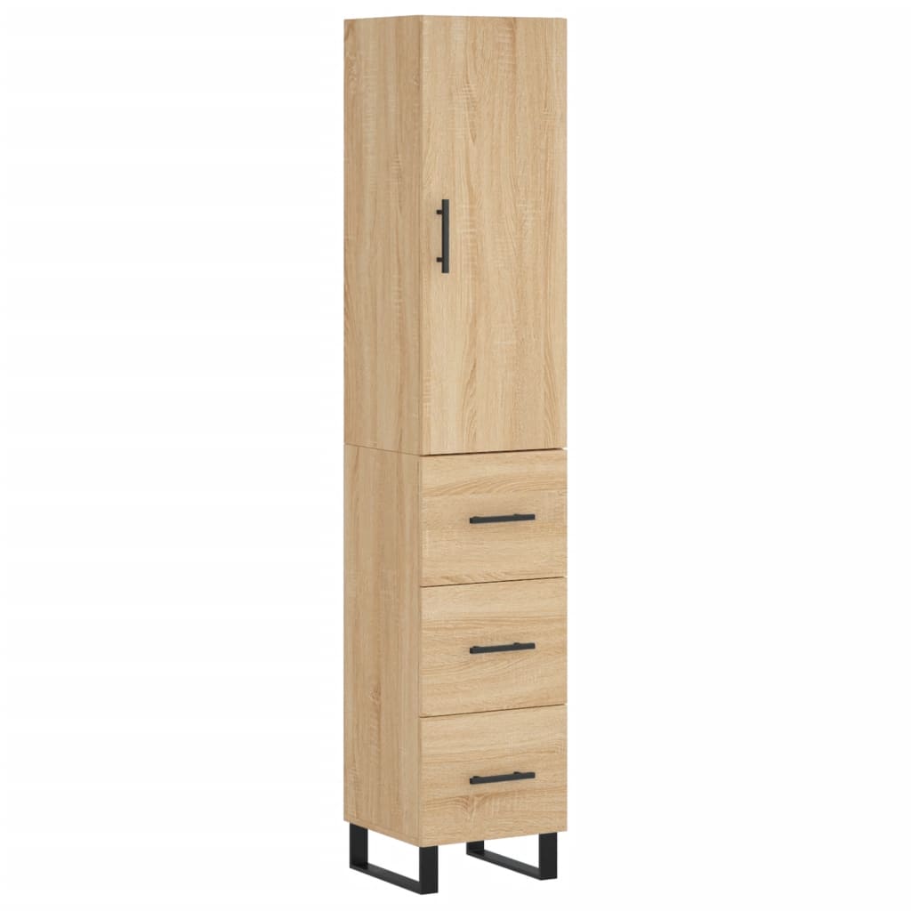 Skap Sonoma Eik 34,5x34x180 cm
