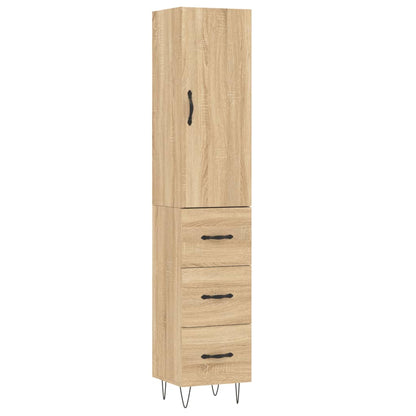 Skap Sonoma Eik 34,5x34x180 cm