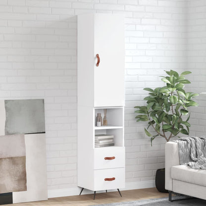 Skap Hvit 34,5x34x180 cm