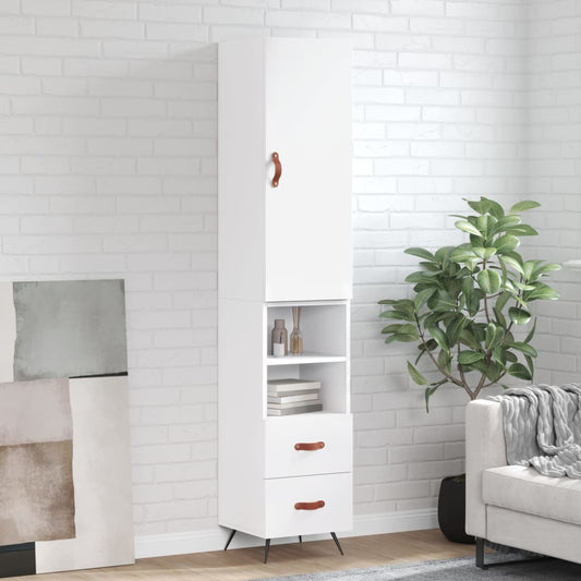 Skap Hvit 34,5x34x180 cm