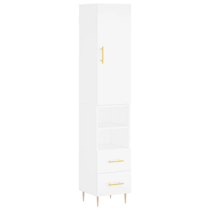 Skap Hvit 34,5x34x180 cm