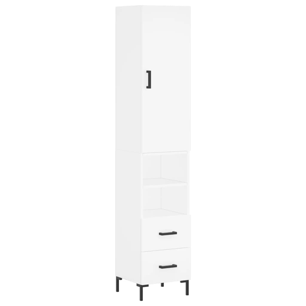 Skap Hvit 34,5x34x180 cm